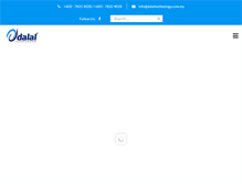 Tablet Screenshot of dalaltechnology.com.my
